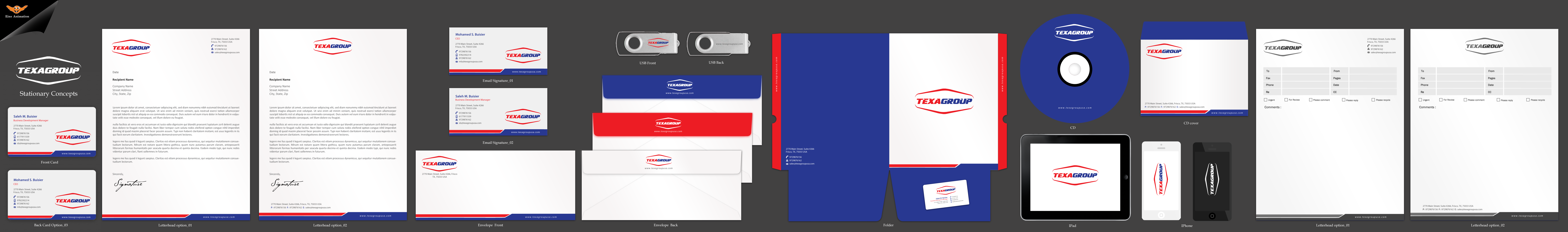Full Stationary for TexaGroup an export Import company based in Texas - Energy