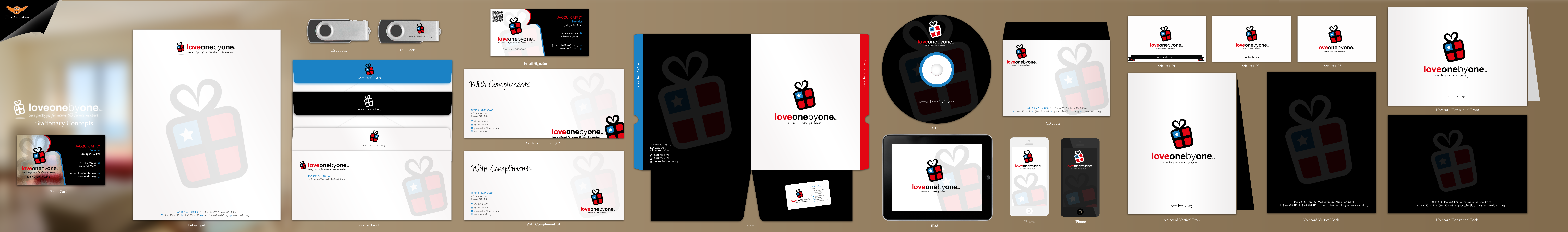STATIONERY: Design for Non-Profit that sends comfort in care packages - Fund Raising