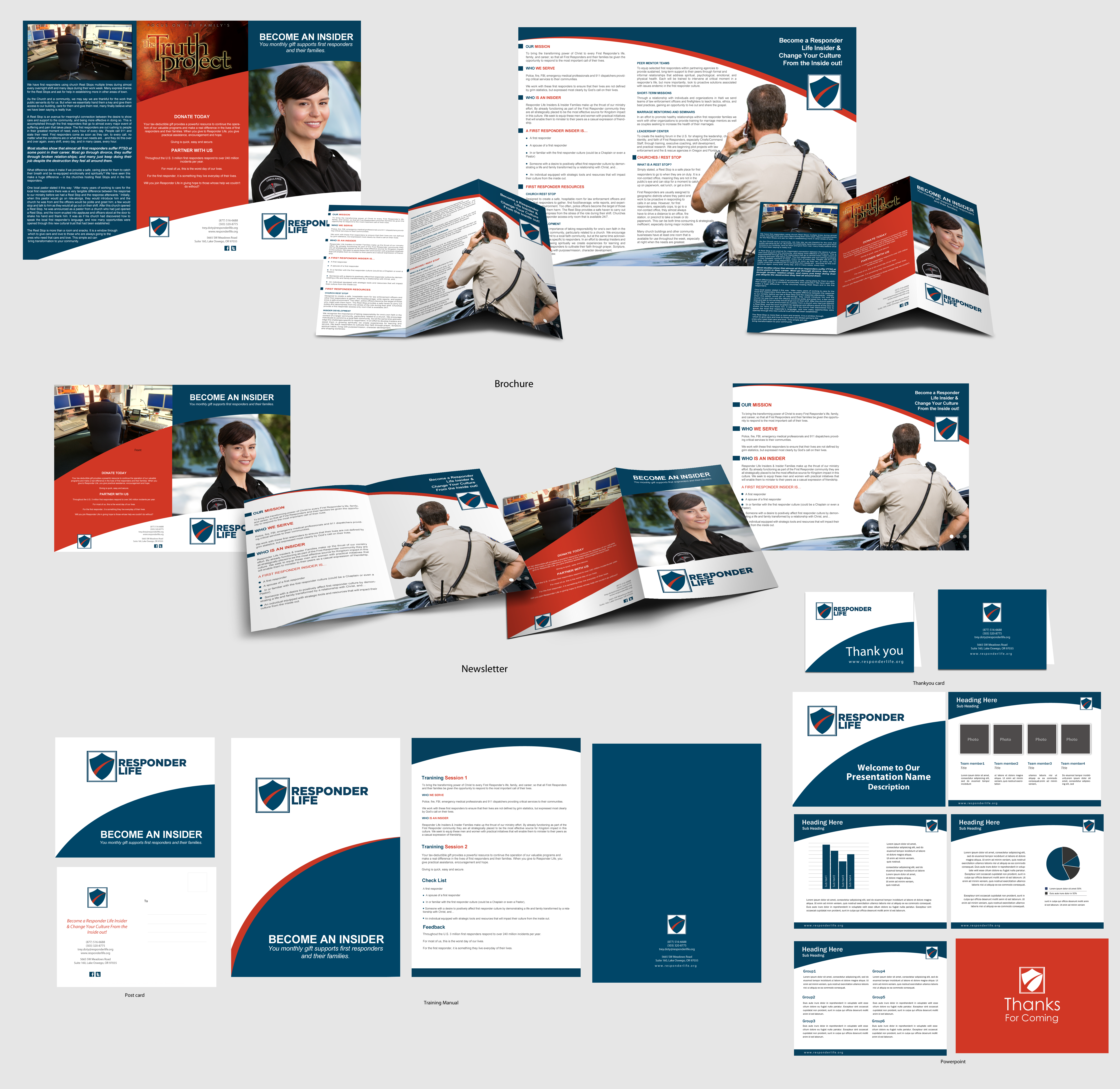 Marketing Collateral for charitable organization - Fund Raising