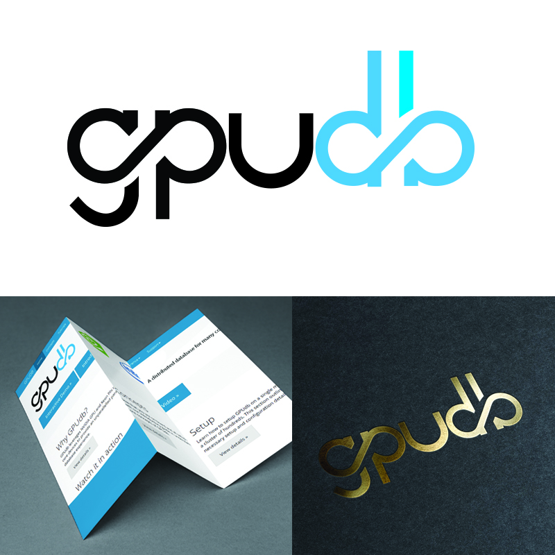 modern simple logo for a software database - Software