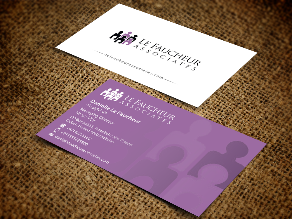 Business cards for a recruitment company - Consulting
