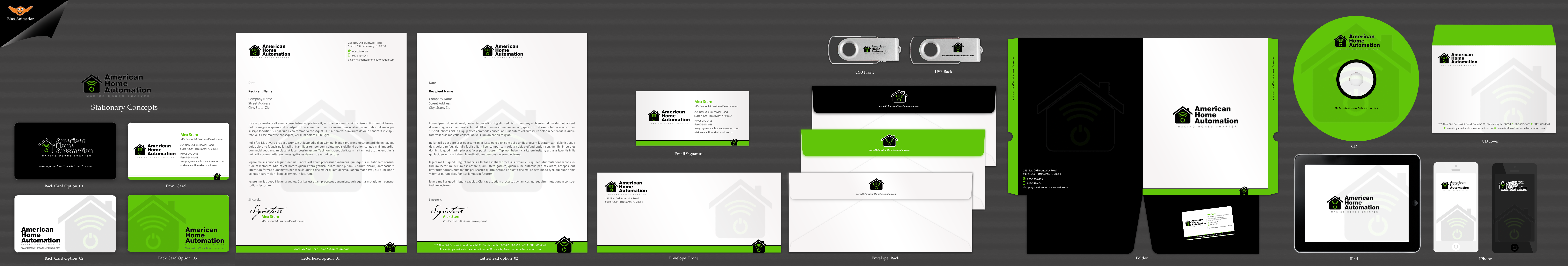 Business Cards and Stationary For Home Automation Company - Manufacturing