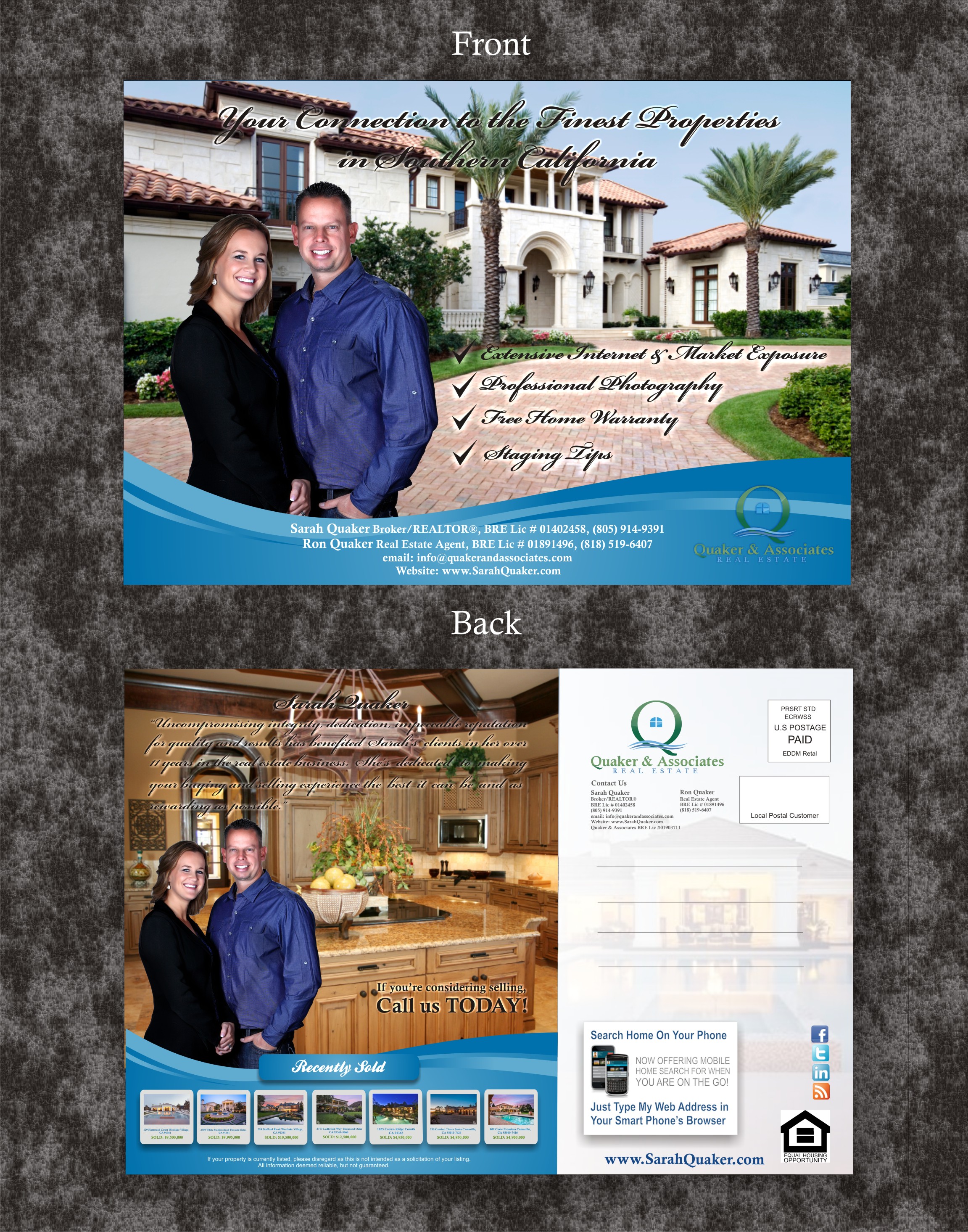 Postcard for RE - Real Estate