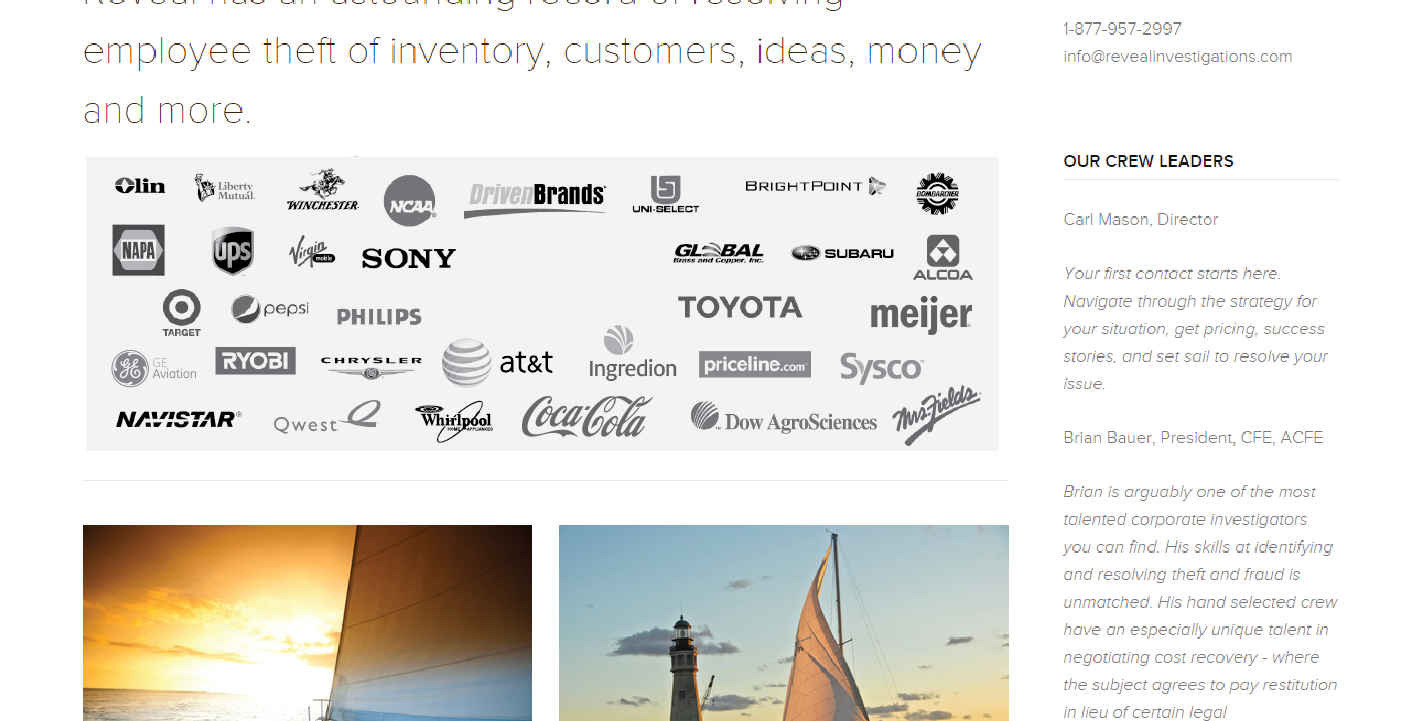 Banner Ad with Testimonial and Logo Collage - Corporate Services