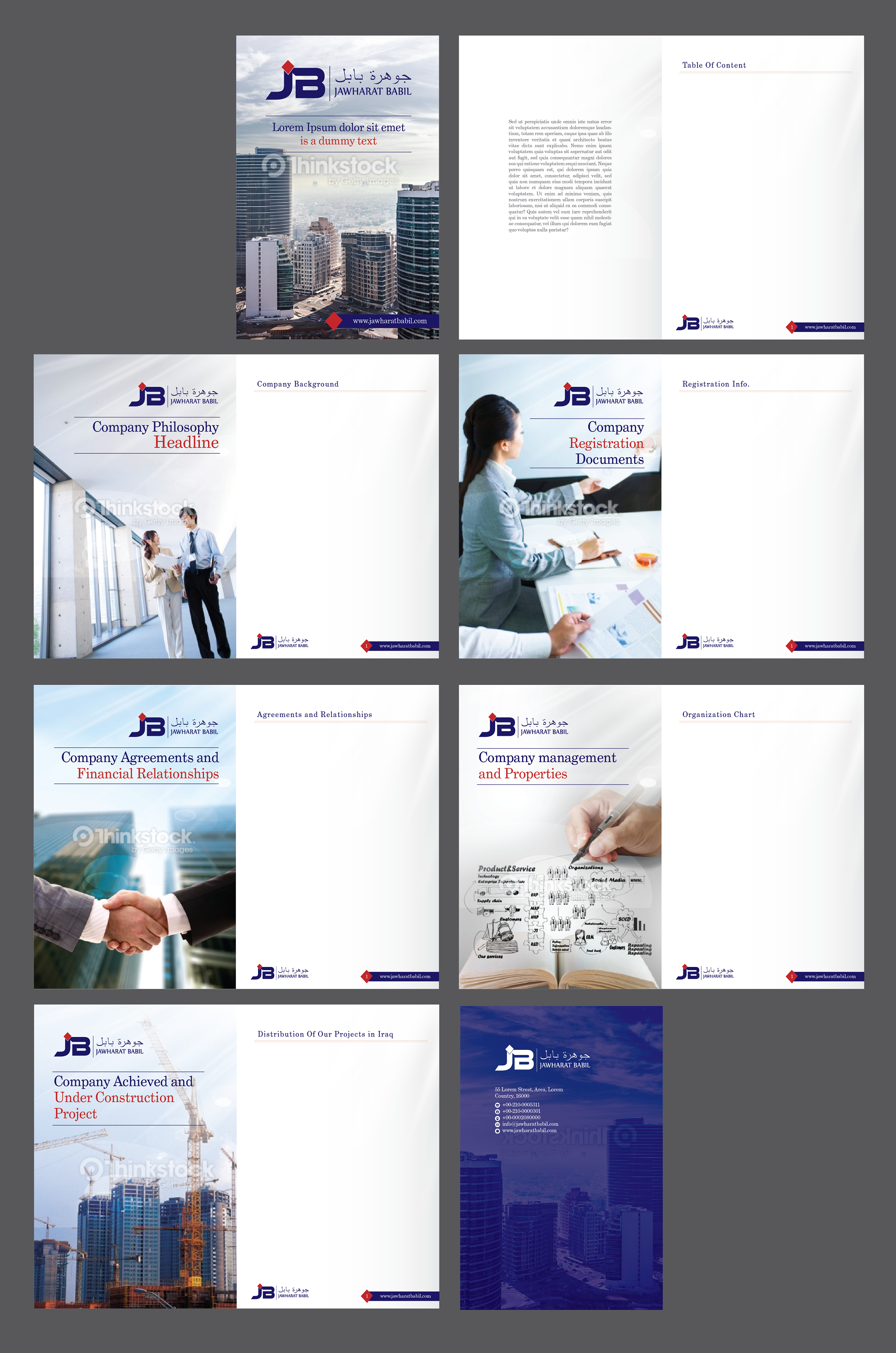a profile for an construction company - Construction
