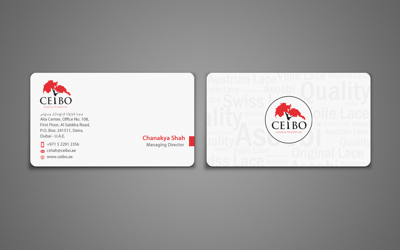 Ceibo General Trading LLC - Stationery & Business Cards - Apparel