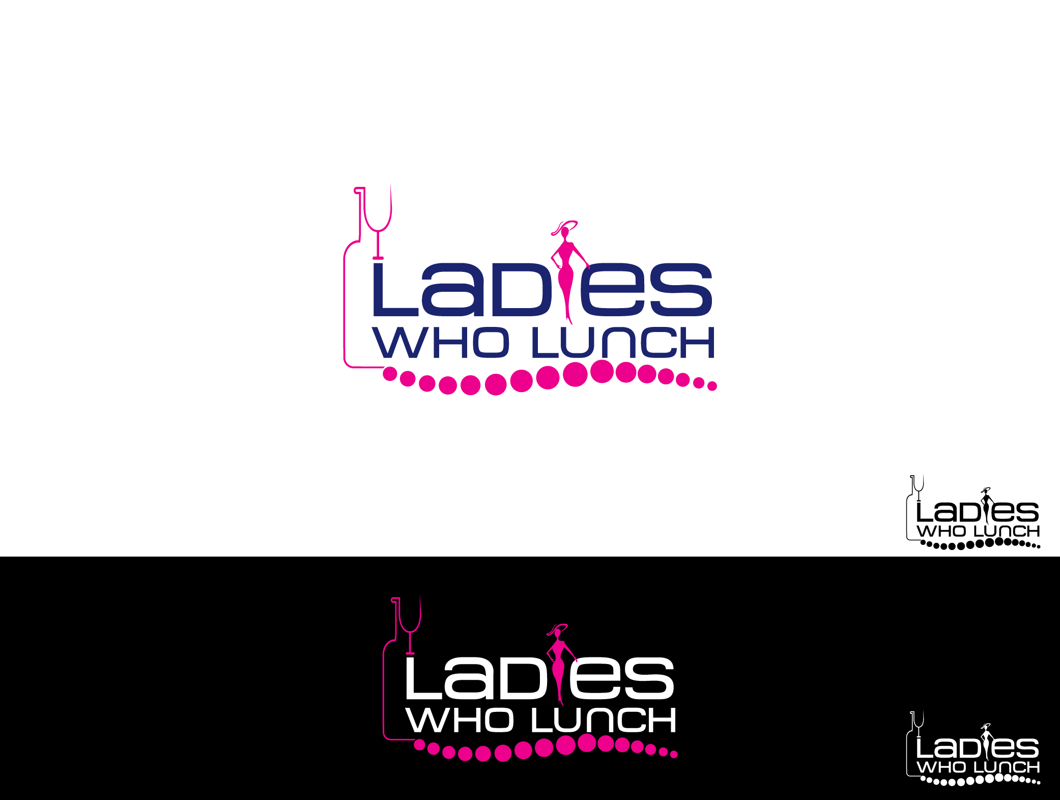 Ladies Who Lunch - Transportation Logo