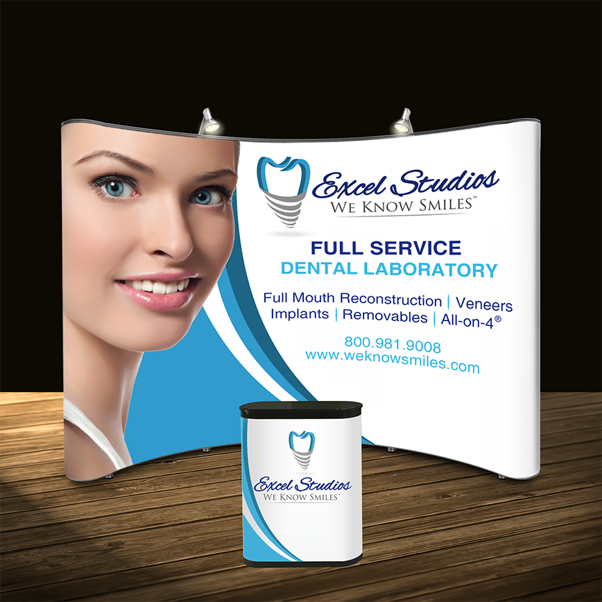 Dental laboratory Tradeshow Display - Health