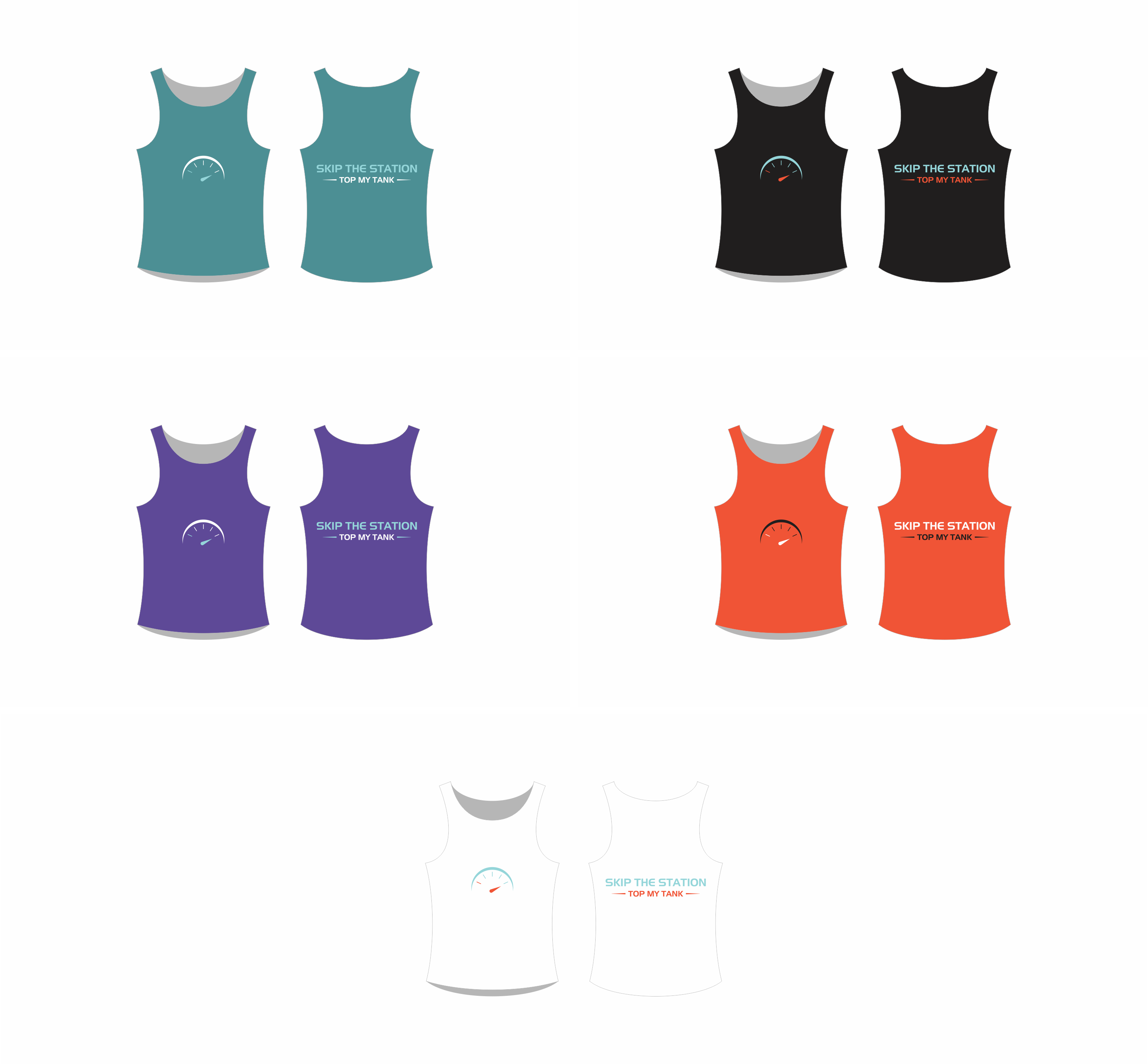 Tank Top Design for Gas Delivery Mobile App - Software
