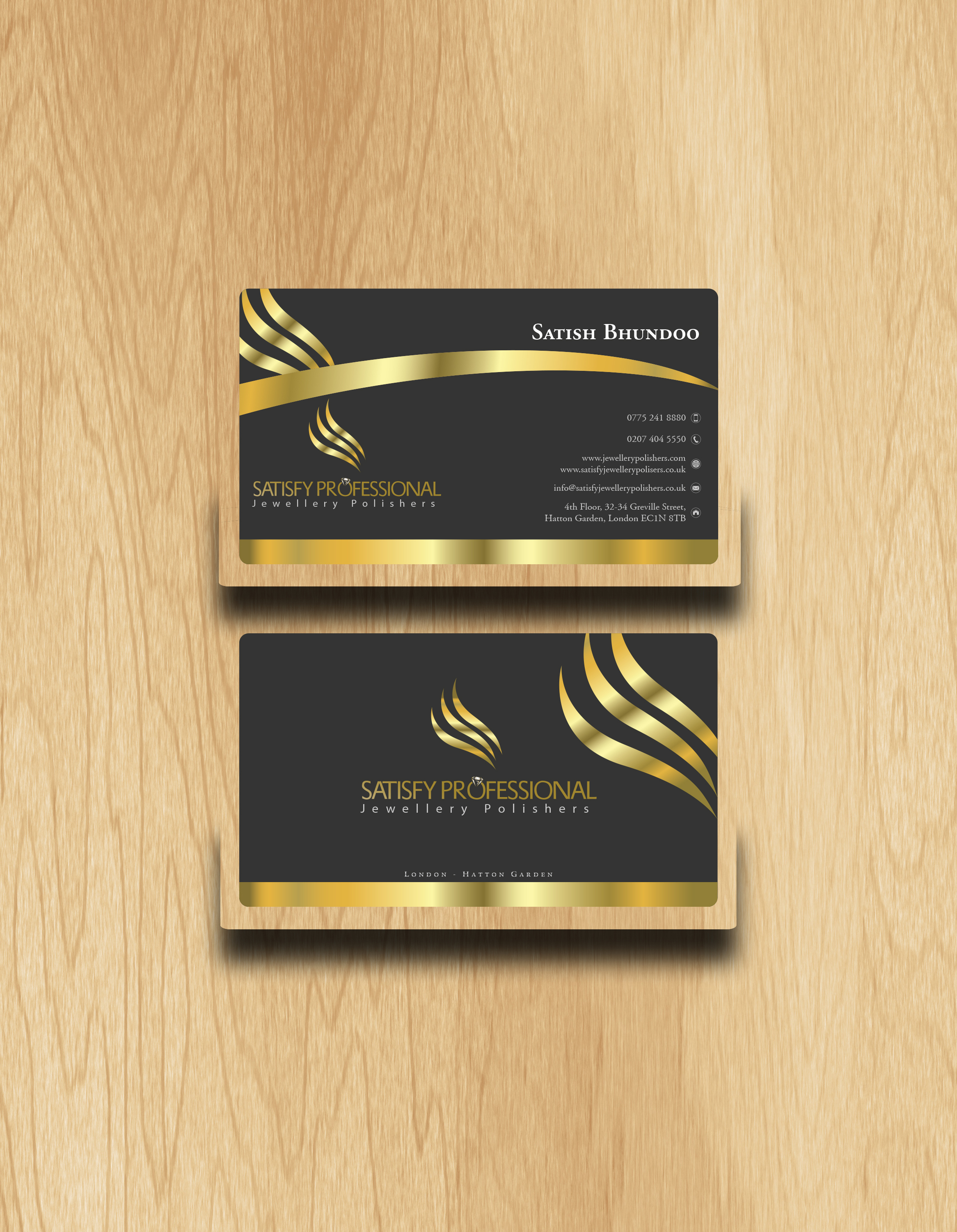 Logo + Business Card + Brochure for established Jewellery Workshop in London - Jewelry