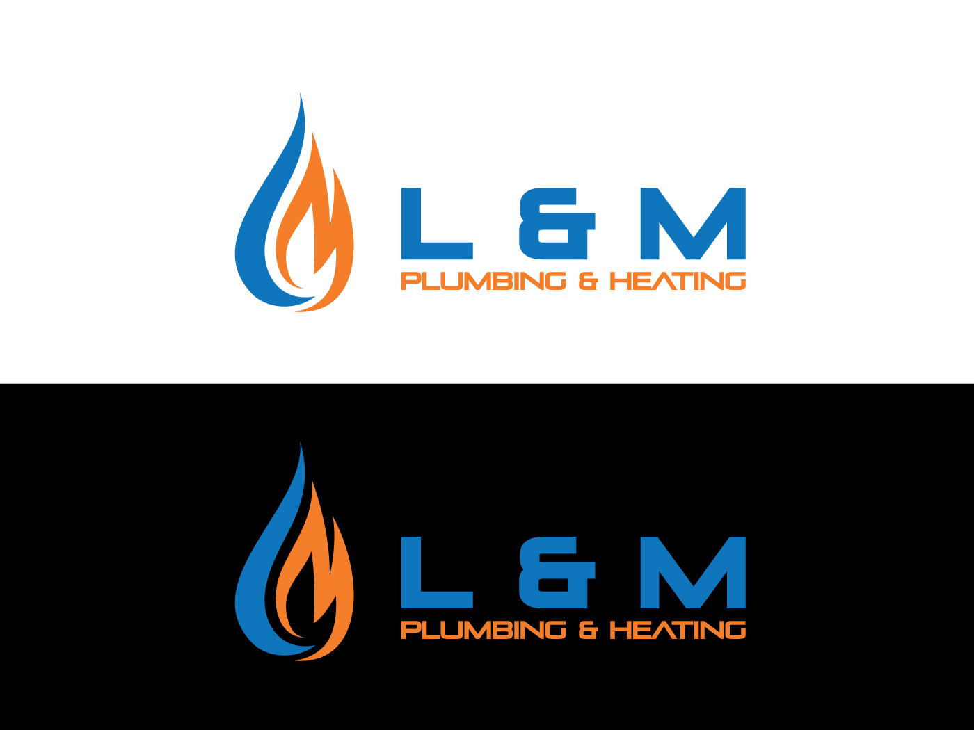 L & M Plumbing - Construction Logo