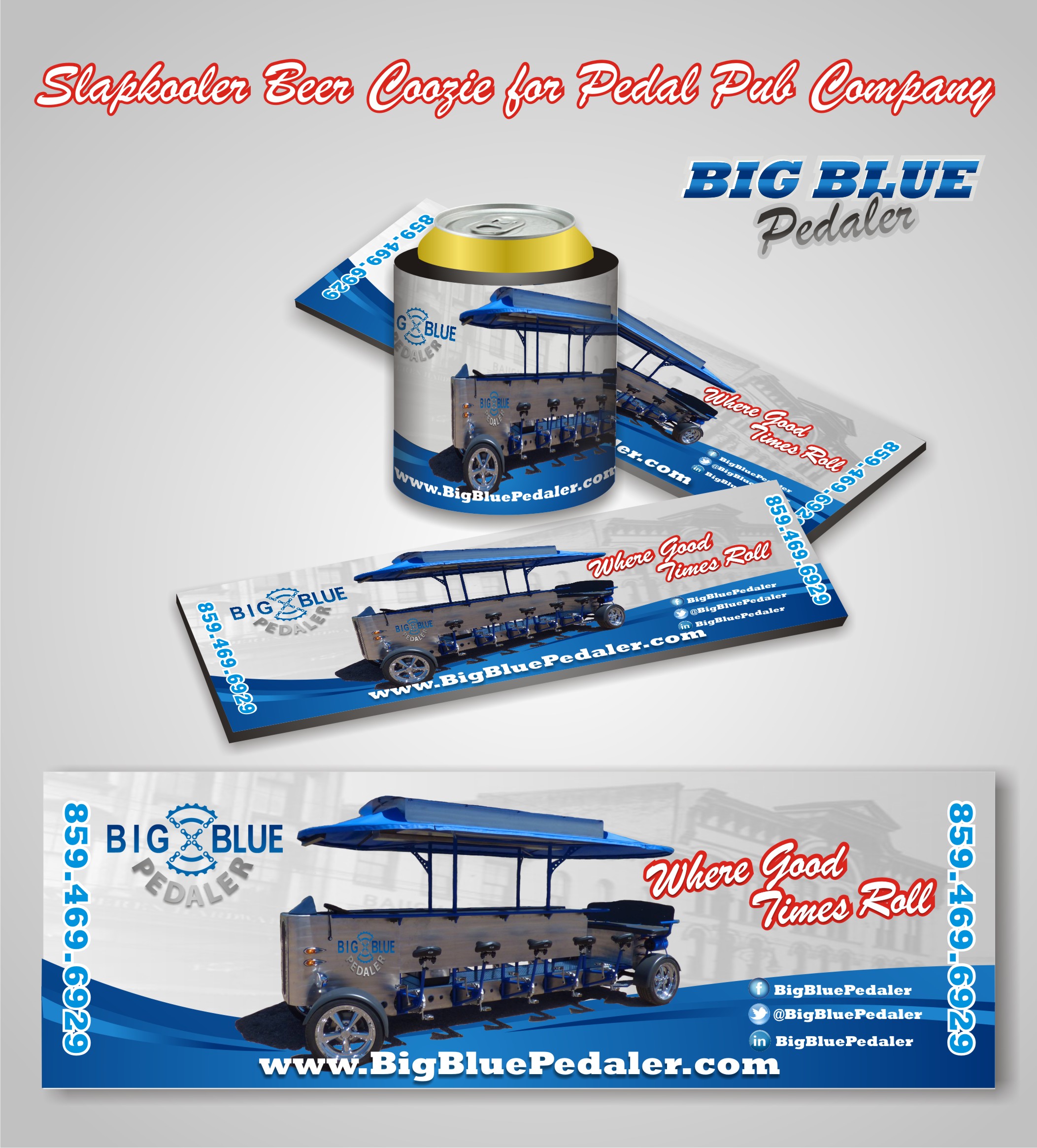 SlapKooler beer coozie for Pedal Pub company - Entertainment