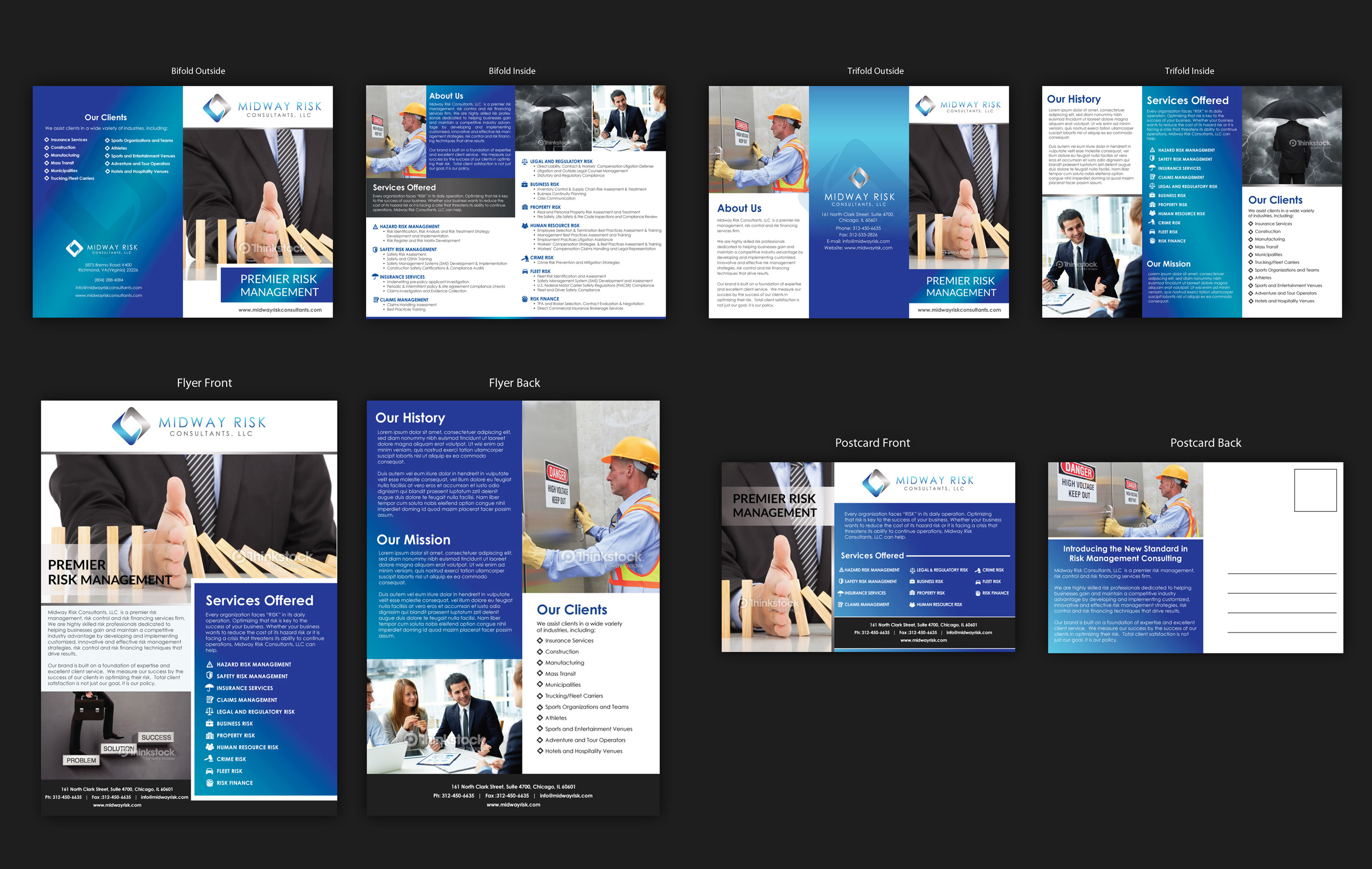 Brochure Design for Innovative Risk Management Consulting Company - Consulting
