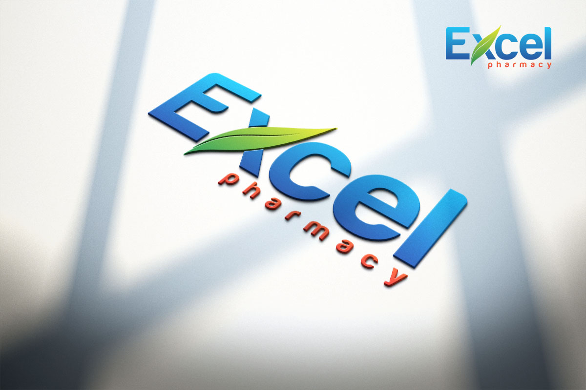 Logo for Excel Pharmacy - Pharmacy/Pharmaceuticals Logo