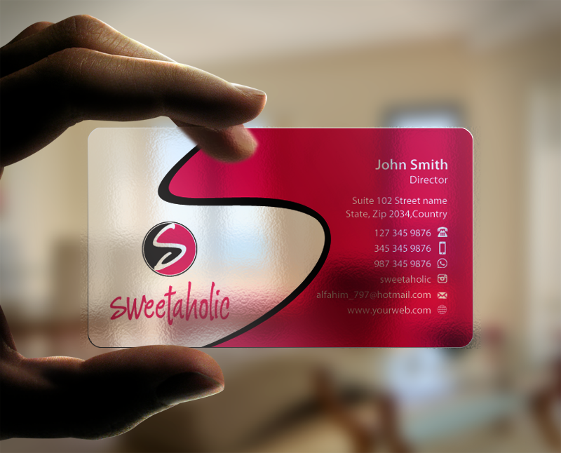 Business card for sweet shop - Food