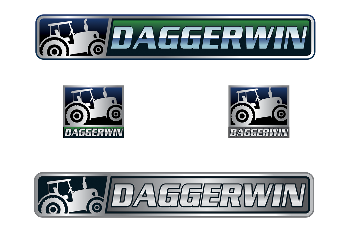 Daggerwin YouTube Channel Logo - Farming related - Video Gaming Logo