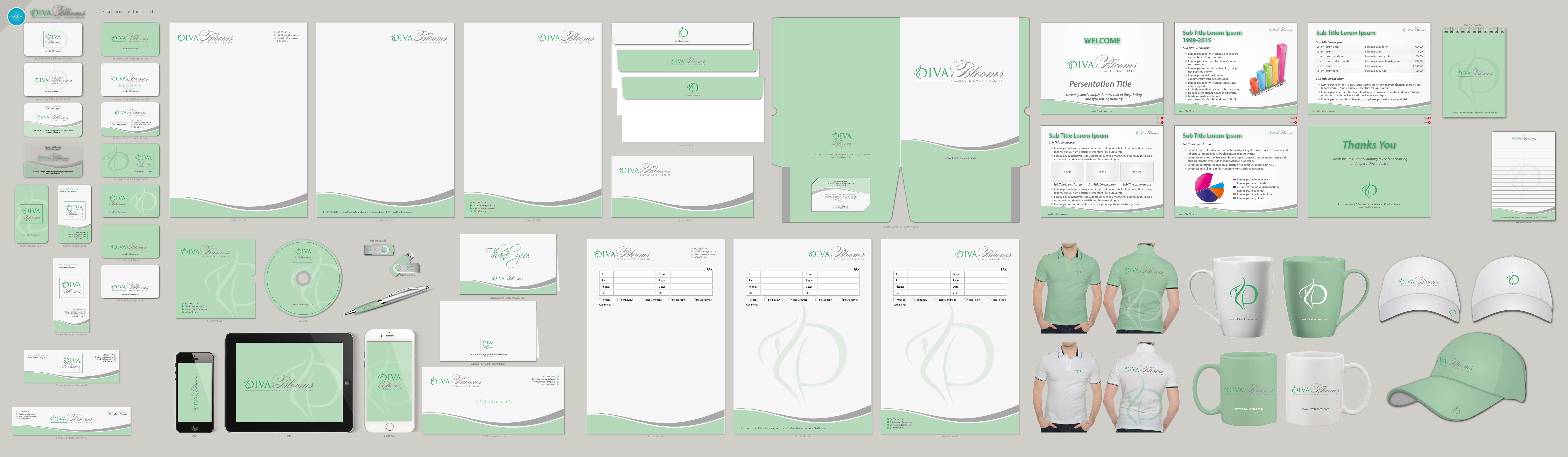Business Cards & Stationery Options - Events