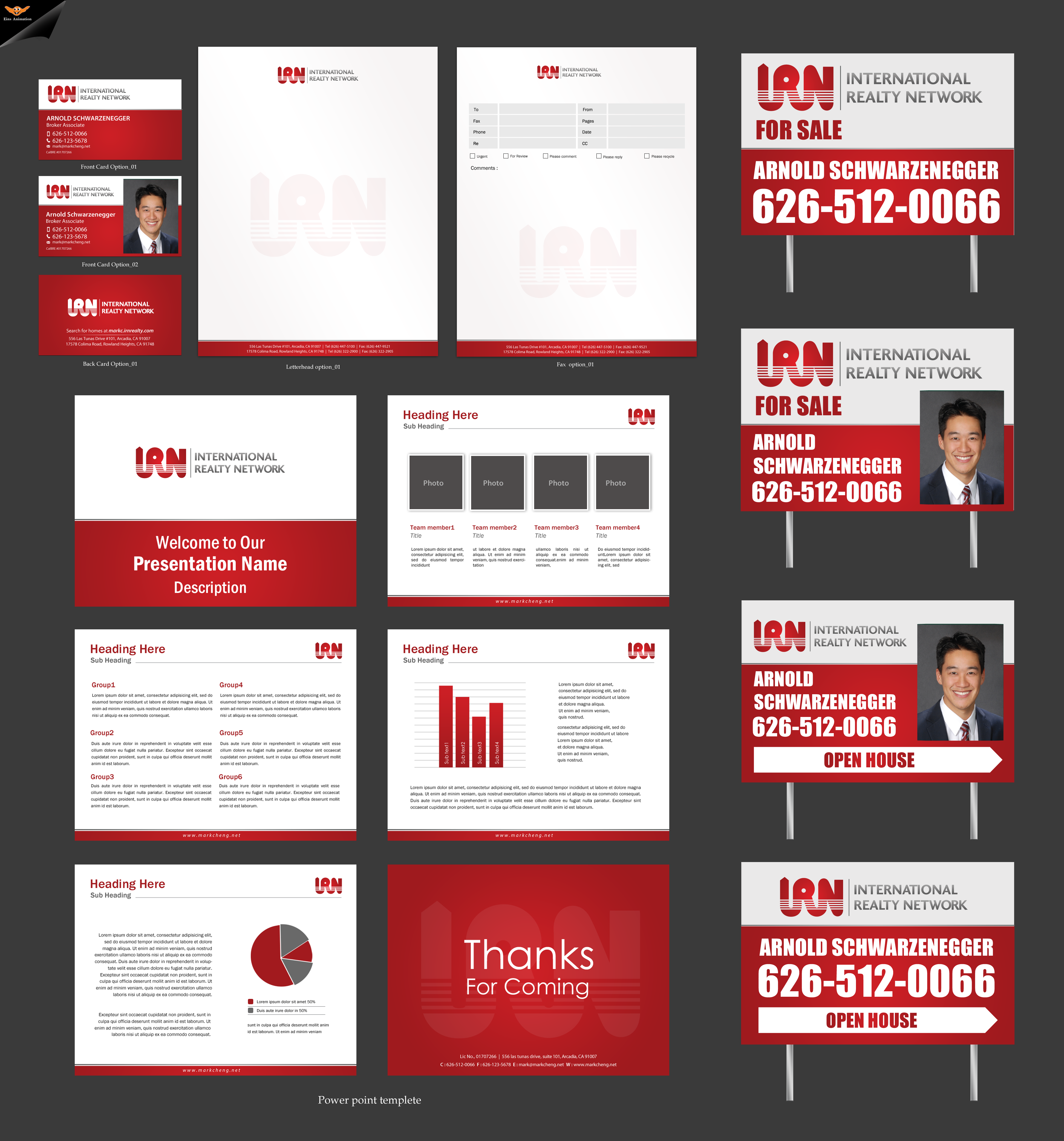Branding update for real estate company. Business cards, letter head, signs. - Real Estate