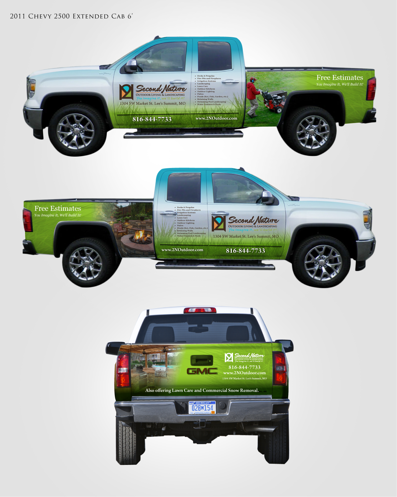 Wrap for a Landscape and Outdoor Living Company - Home and Garden