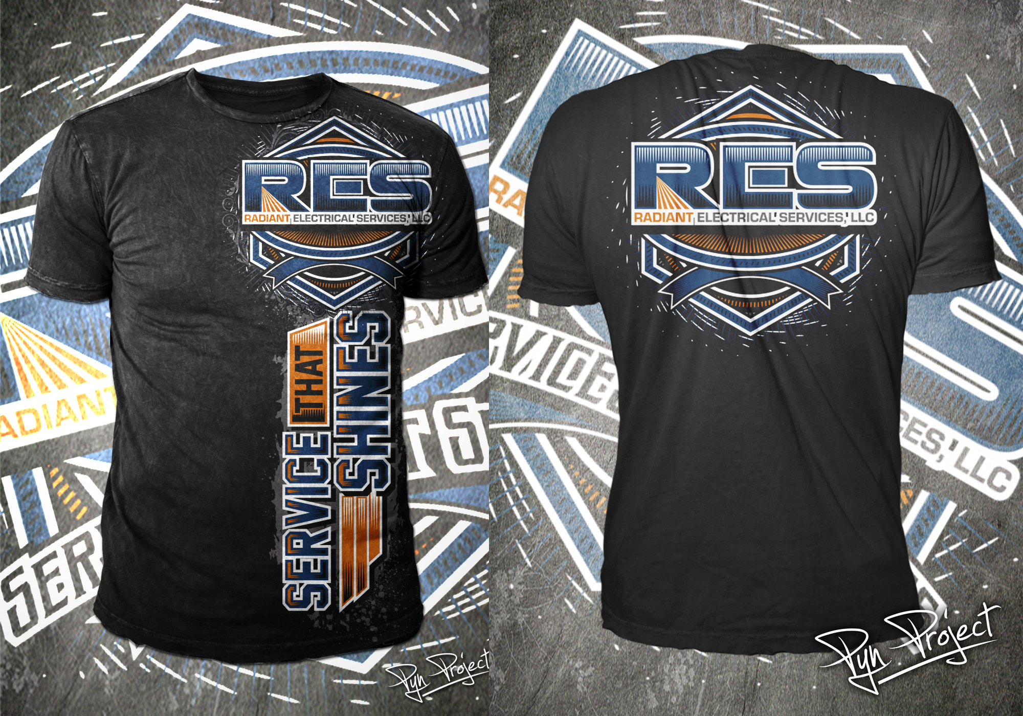 T shirt for Electrical Contractor - Construction