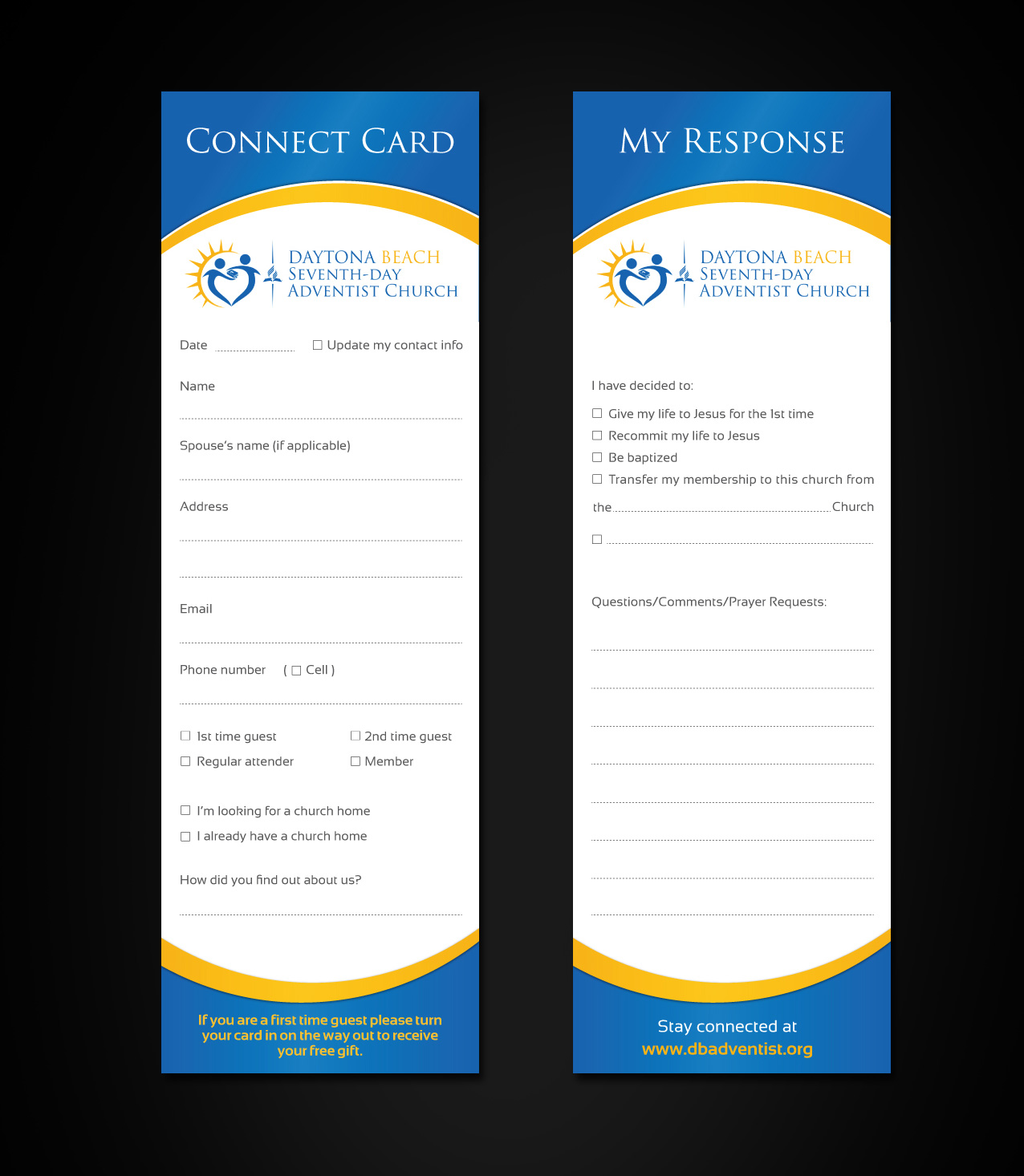 Church Connect (post) Card - Religion and Spirituality