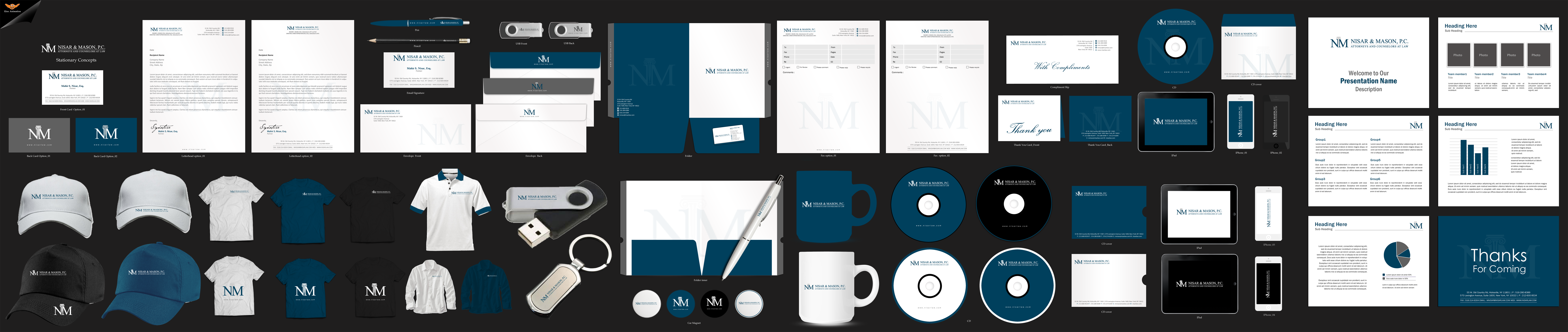 Business Card and Letterhead for Law Firm - Law