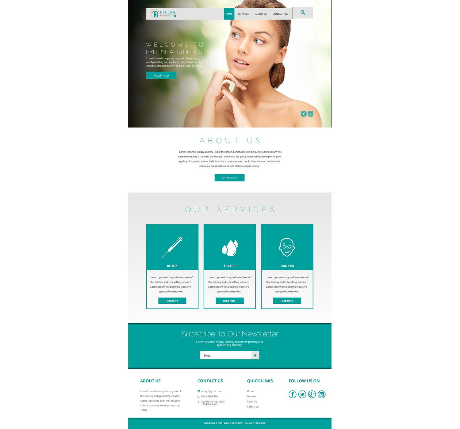 Needing a web solution for Nurse cosmetic injector, trainer and practitioner - Medical