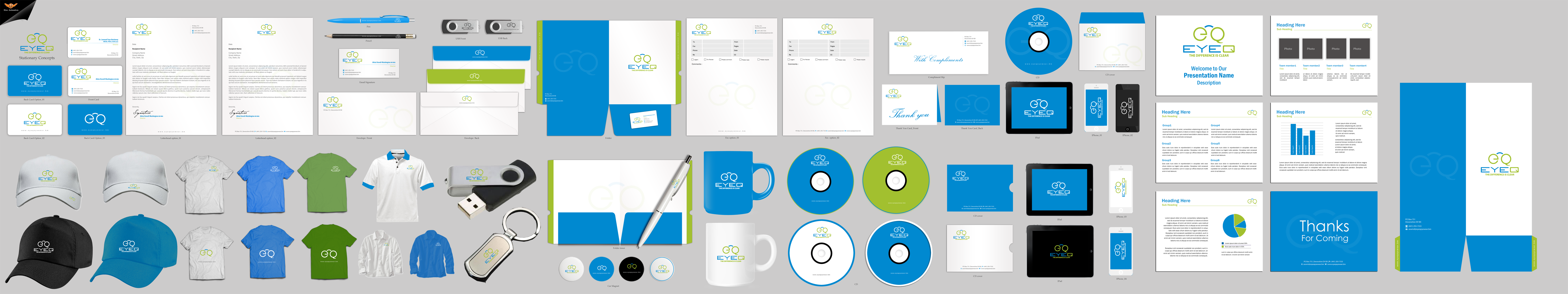 Optical retail shop stationery and business cards - Retailers