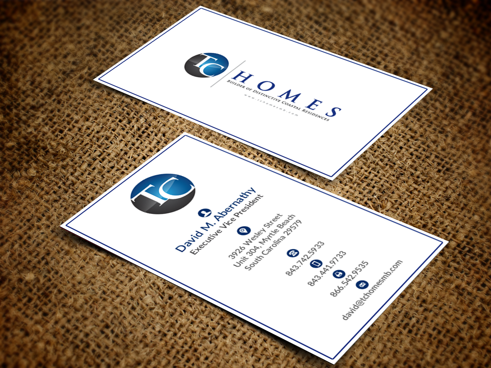 Business Card/Stationary Package for Custom Home Builder - Construction