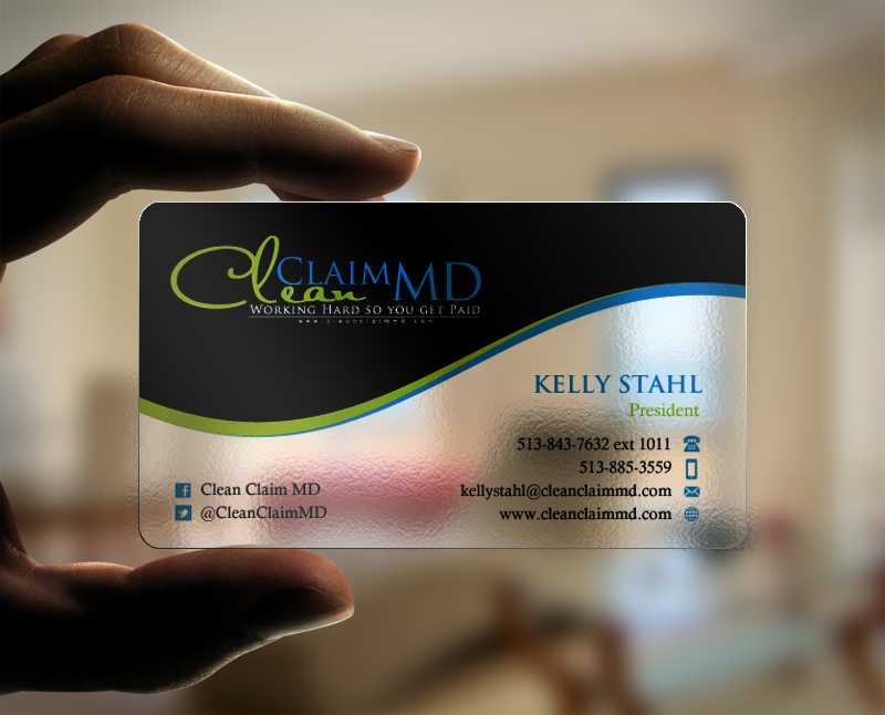 Business Cards for Clean Claim MD a Medical Billing company - Medical