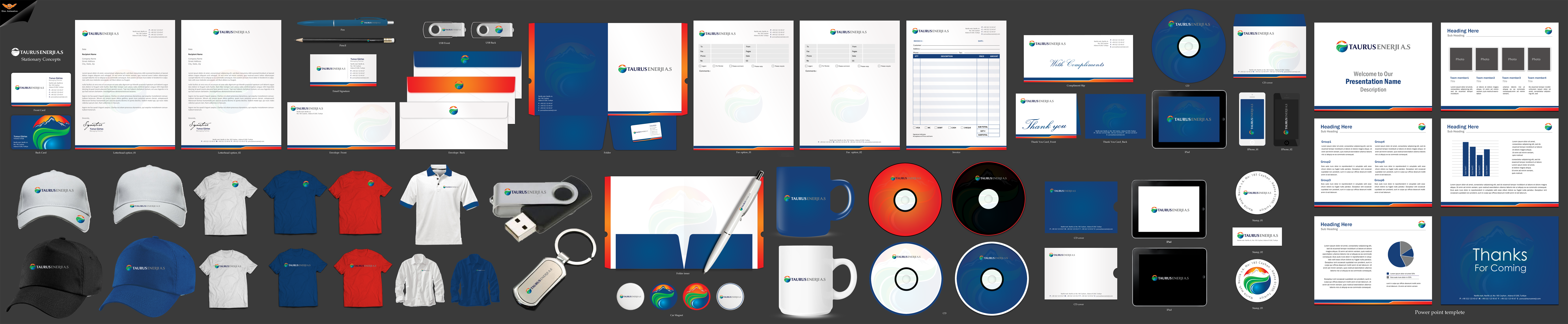 Business cards, stationery design for an agriculture and environment company - Environment