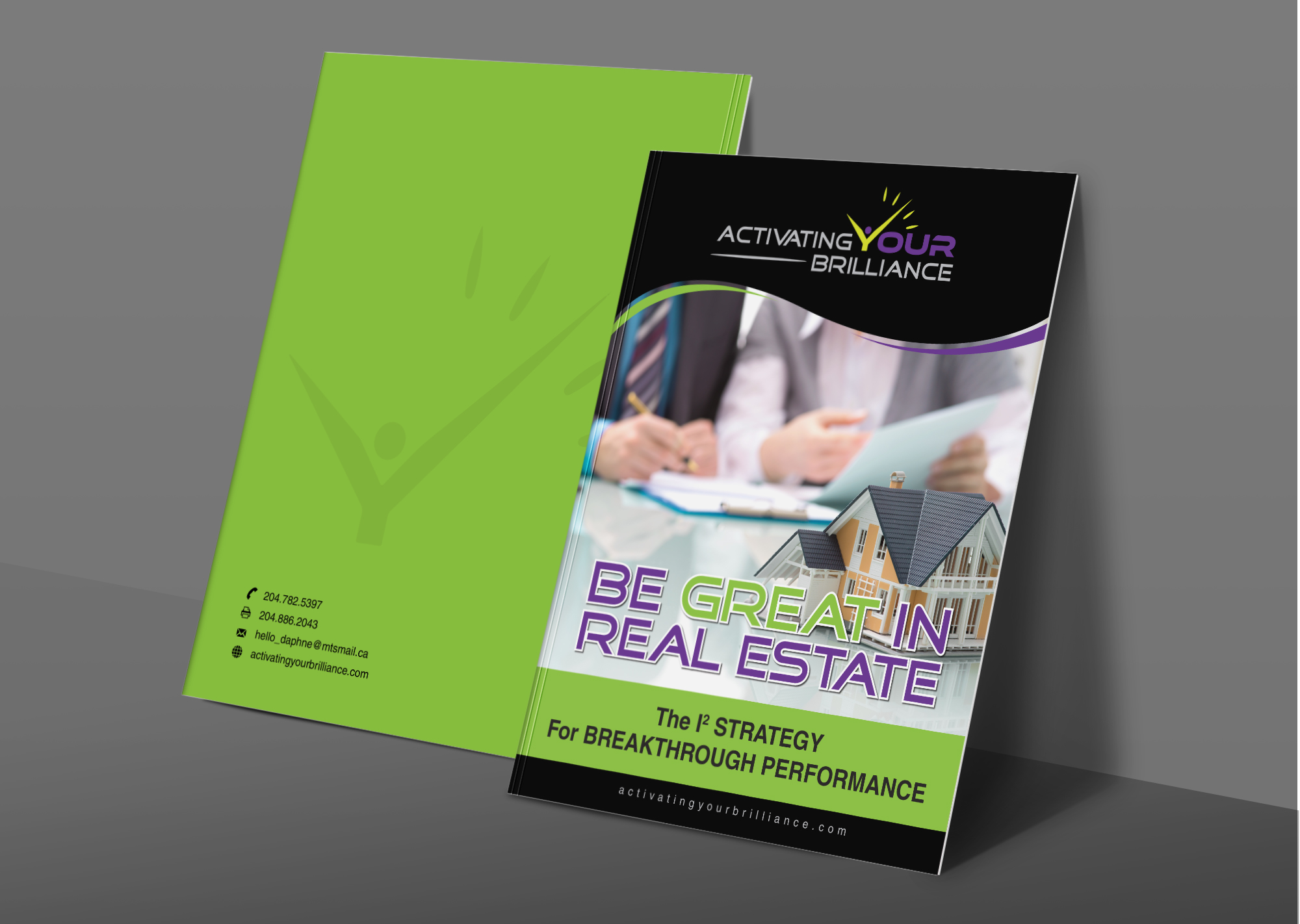 Title page for course/training called "Be Great in Real Estate" - Real Estate