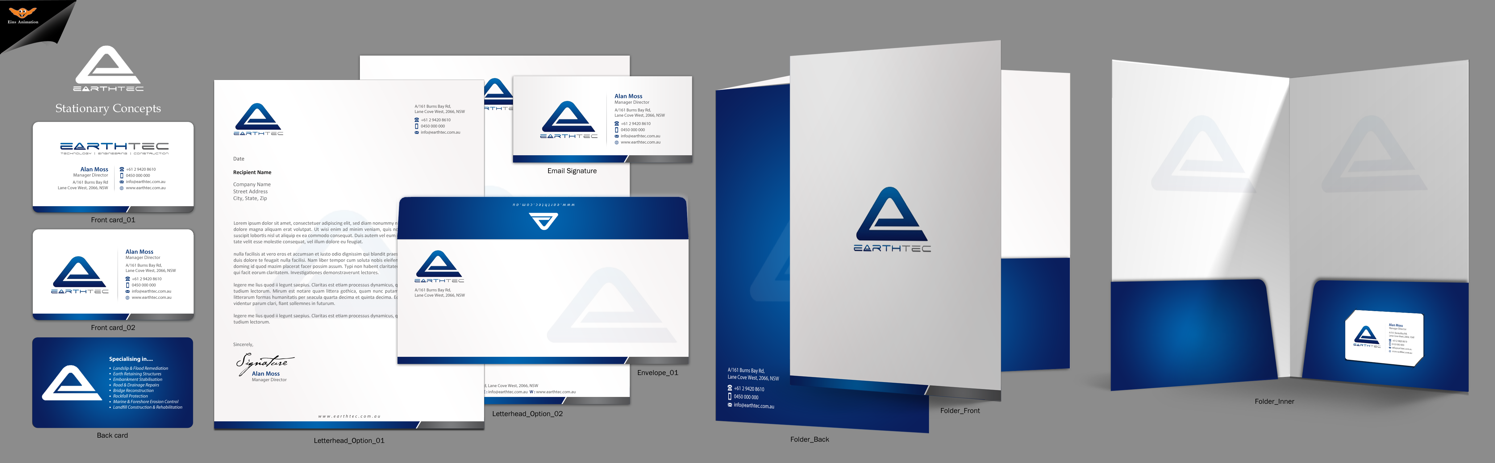 Business Card/Documentation - Rebranding - Engineering
