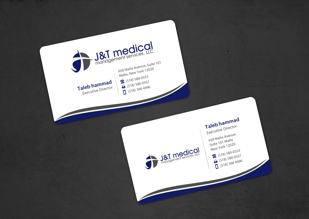 Business card for medical management company - Health
