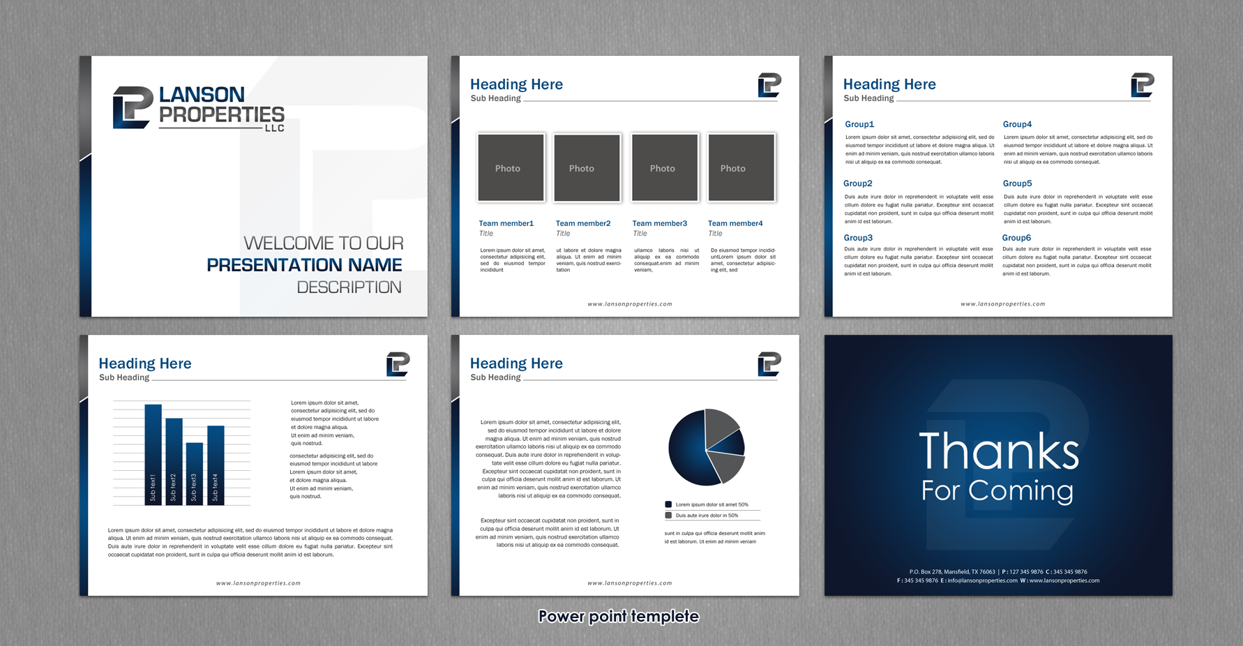 PowerPoint Design for Real Estate Investment Company - Real Estate