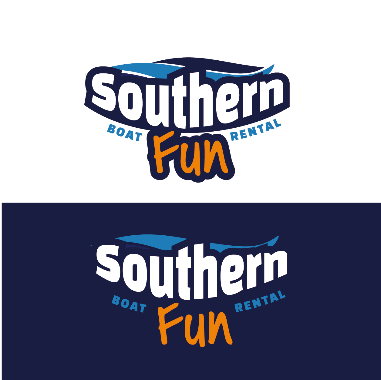 Boat Rental Company - Outdoors Logo