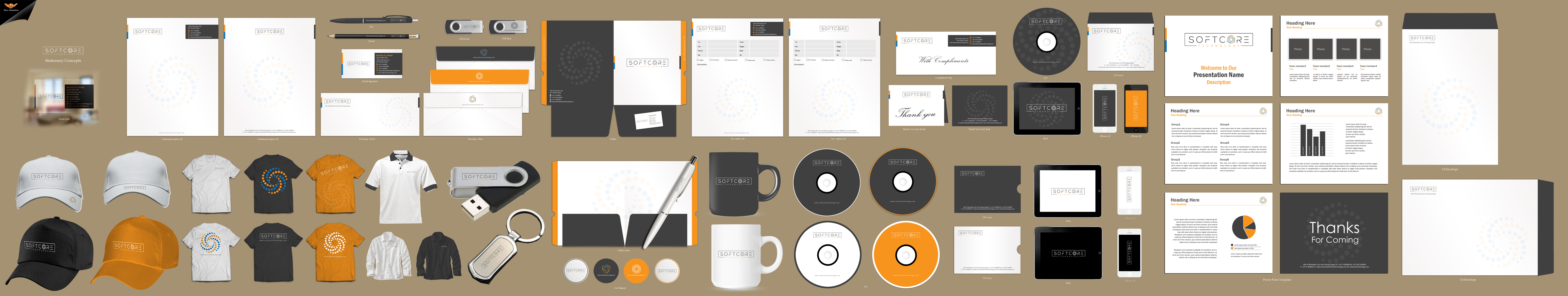 Stationary & Business Card Design for Software Company - Information Technology