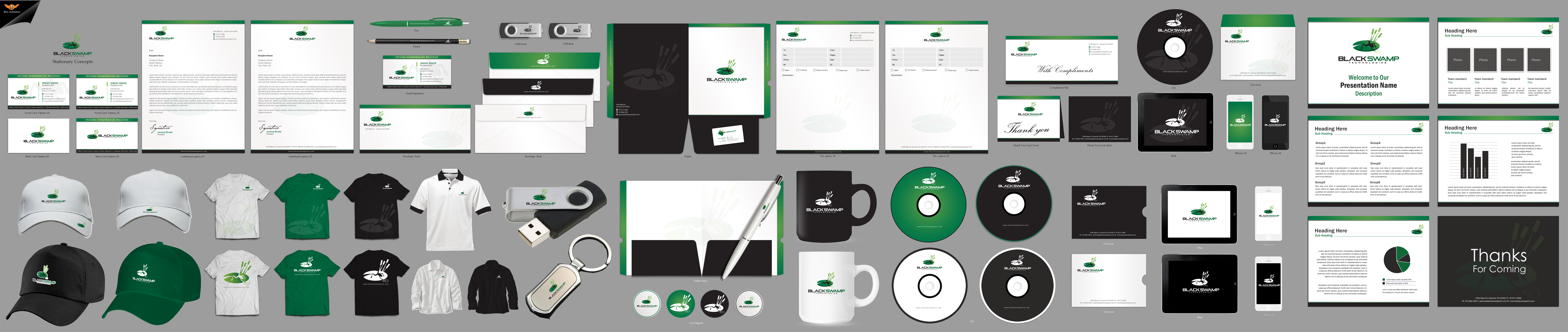 Full stationary package for technology company installing structured cabling and systems integration - Information Technology