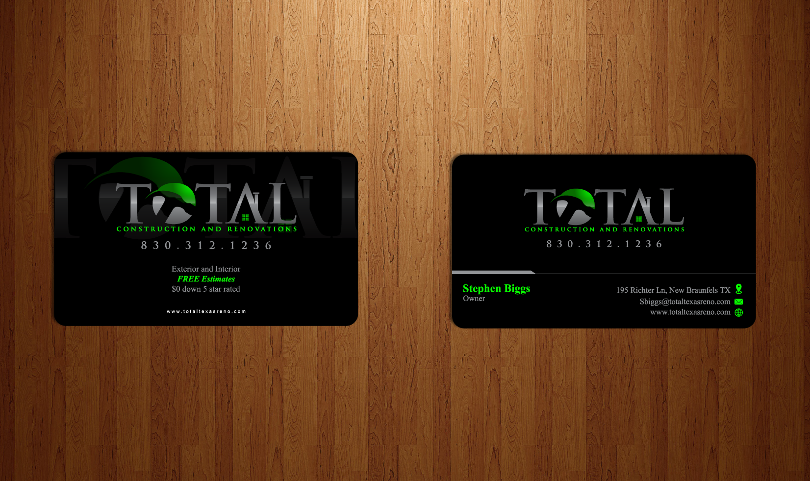 TOTAL CONSTRUCTION & RENOVATIONS - Construction