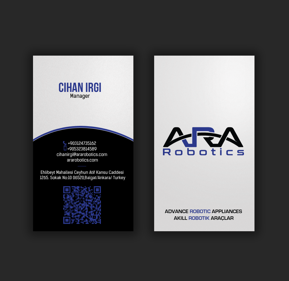 business card and stationary design - Research and Development