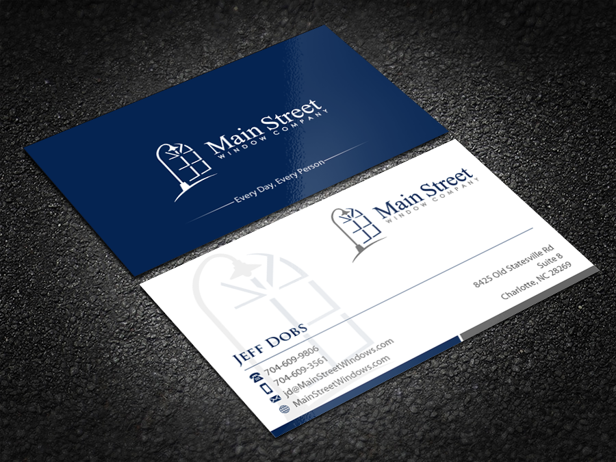 Window Company Business Cards / Stationary - Construction