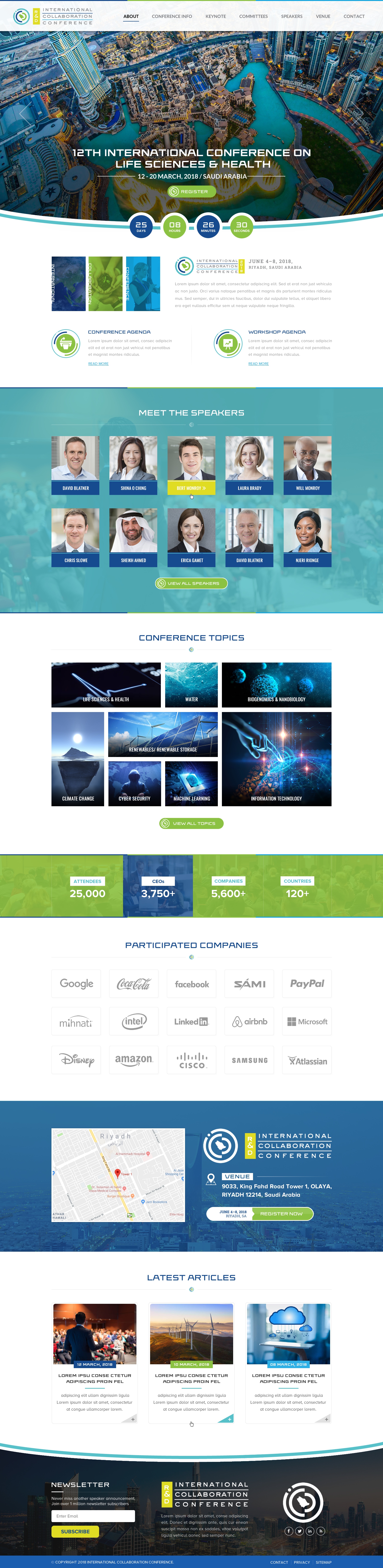 International Conference websites - Events