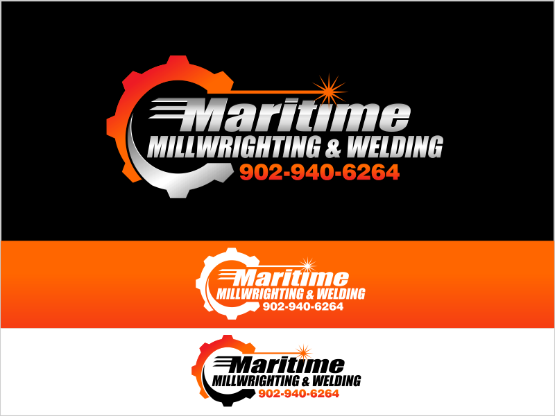 Logo for a welding millwright contracting company - Trade Logo