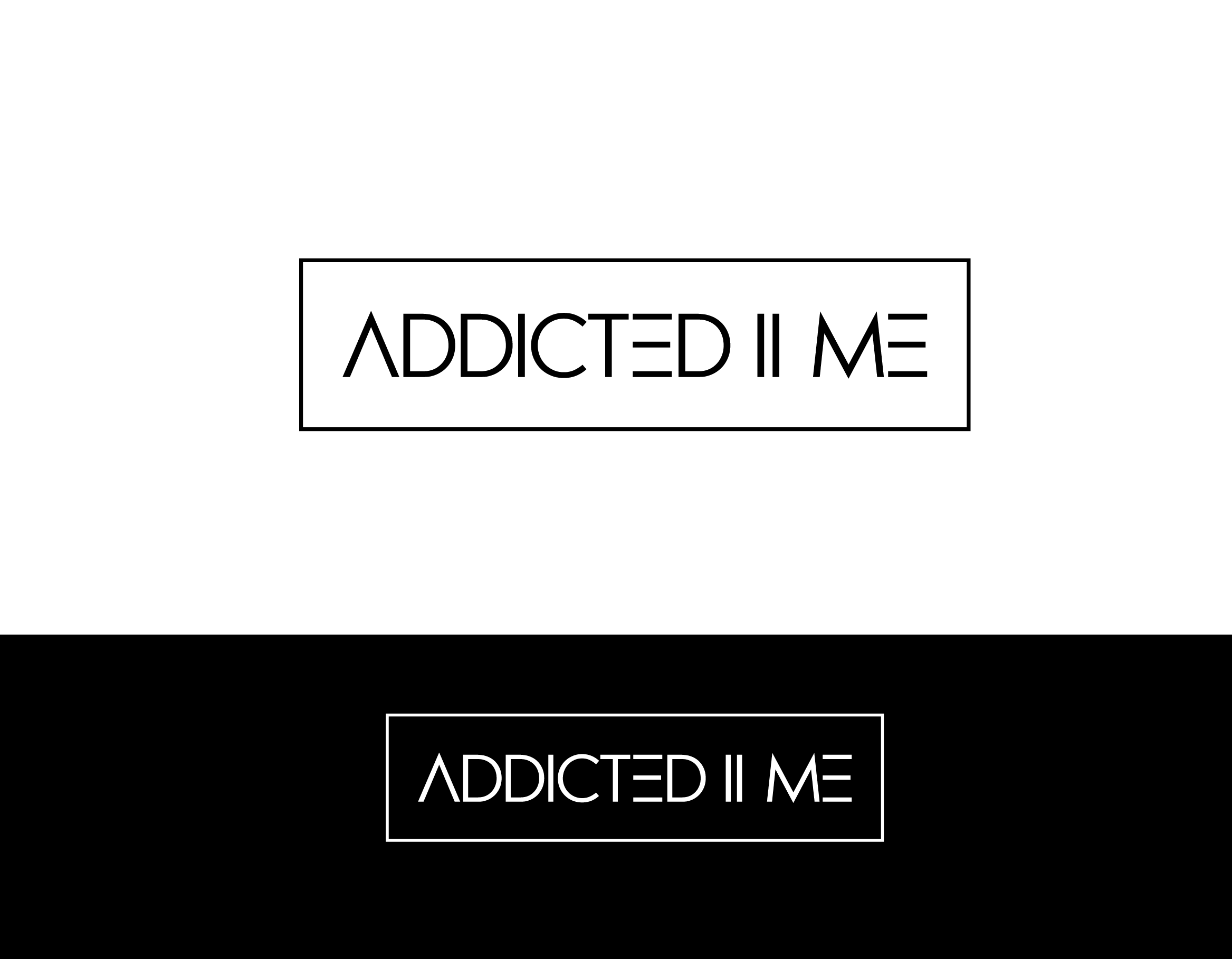 Logo for t -shirt brand called Addicted II Me - Apparel Logo
