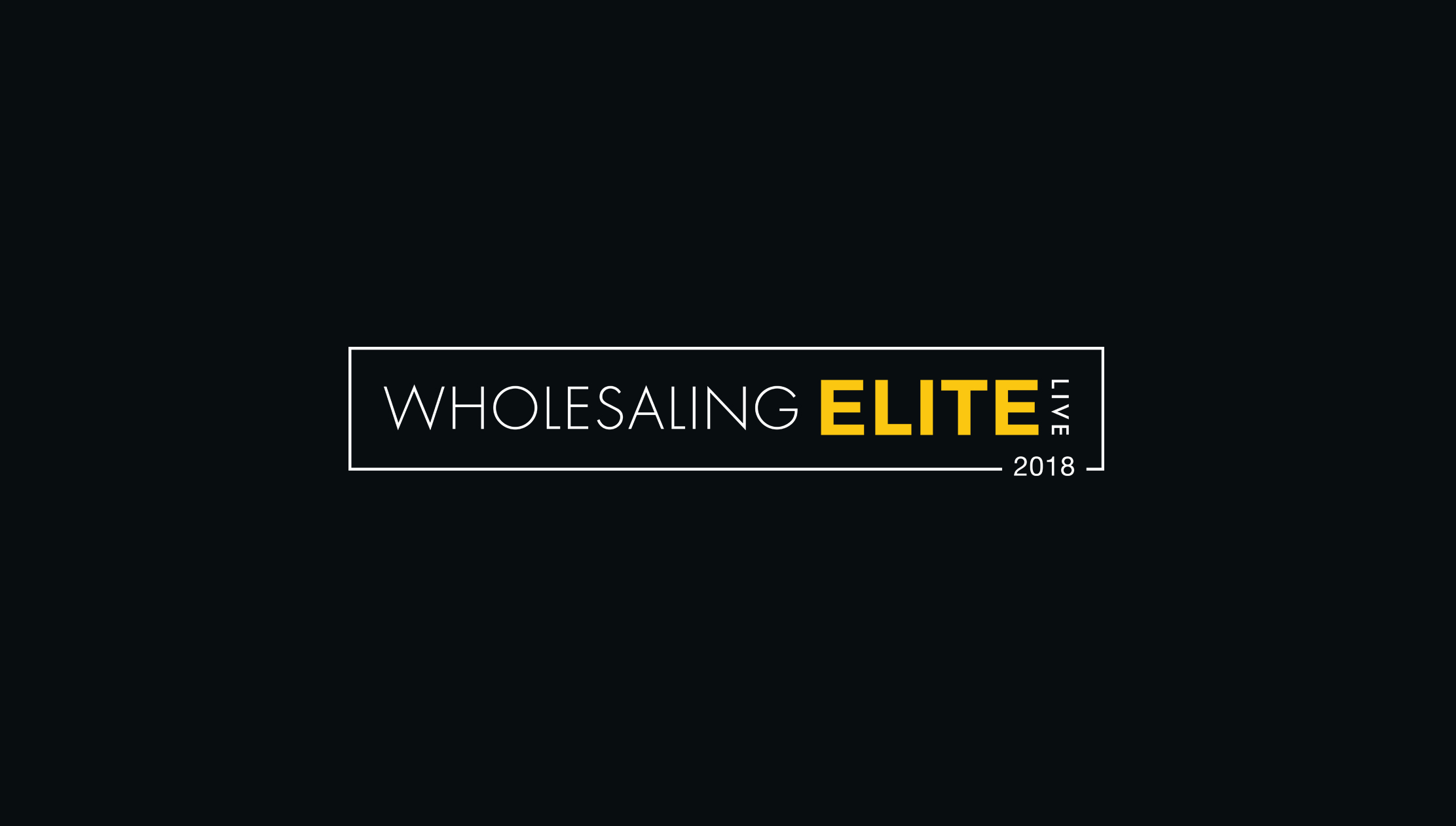 Wholesaling Elite Live - Real Estate Logo