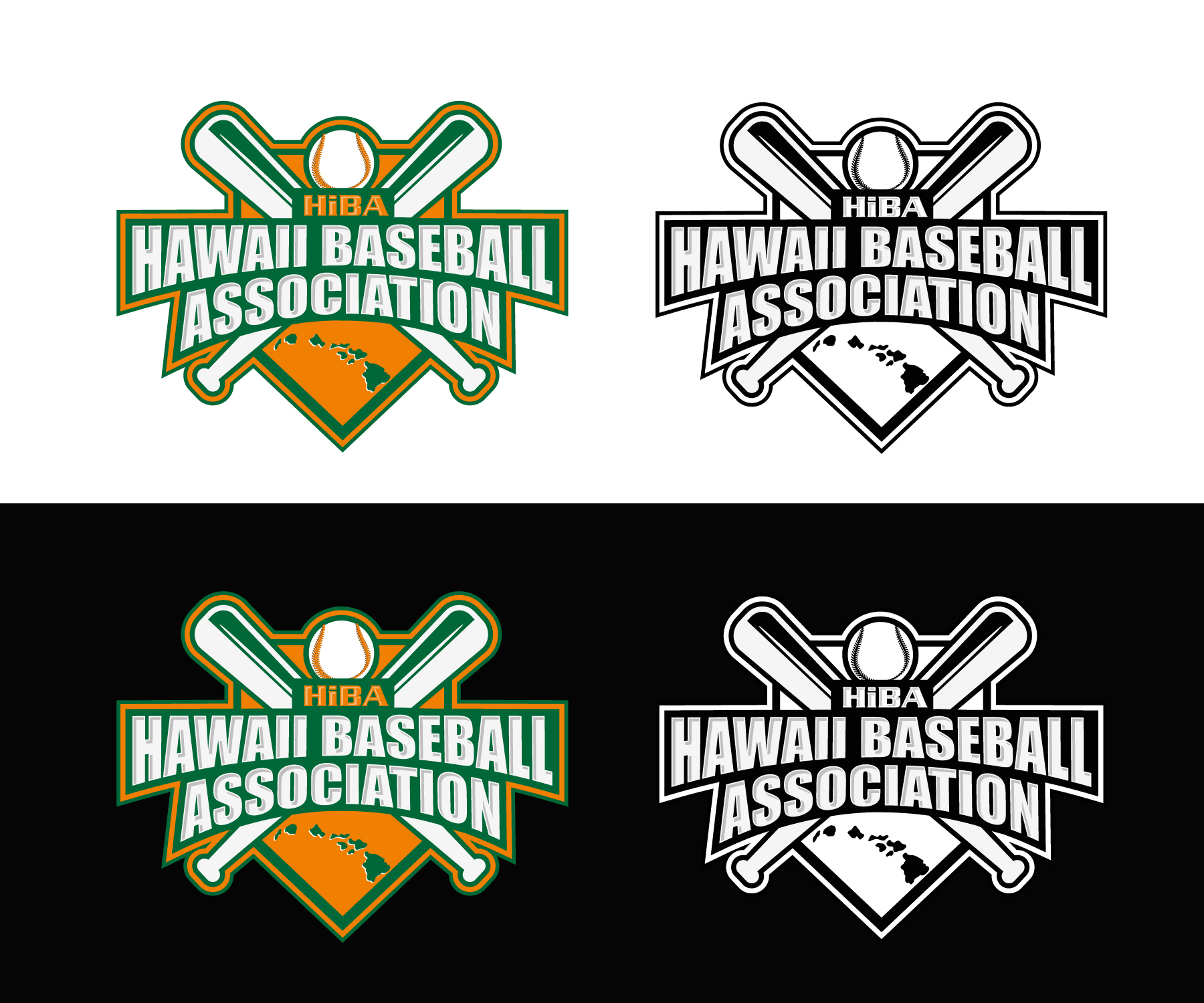 Logo for Hawaii baseball league (Called "Hawaii Baseball Association") - Sports