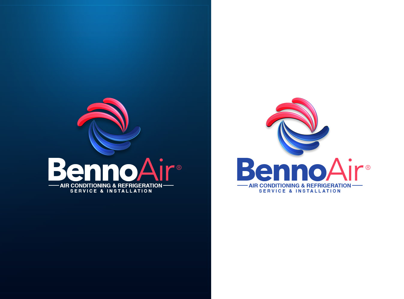 Modern design for an air conditioning service and installation company - Trade Logo