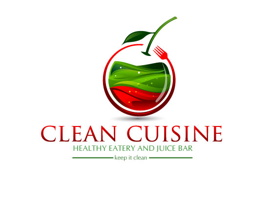 clean cuisine - Food Logo