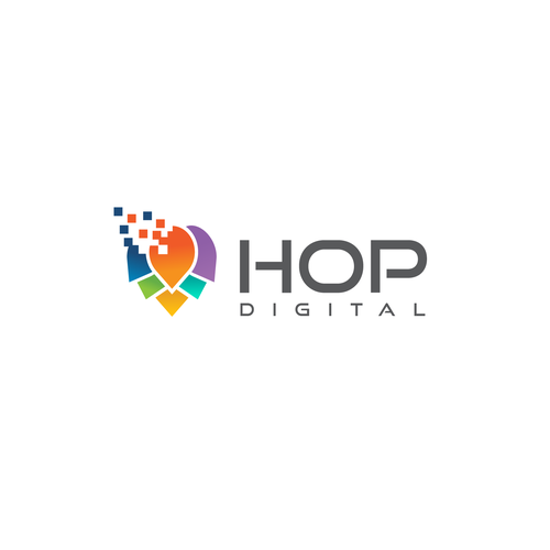 Hop digital logo - Internet Services Logo