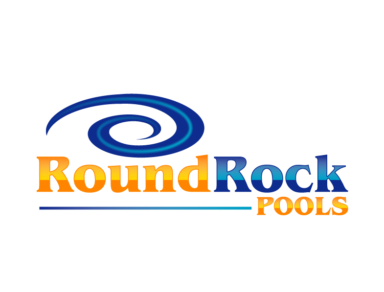 This is a business logo. Round Rock Pools must be the focus of the logo. - Construction Logo